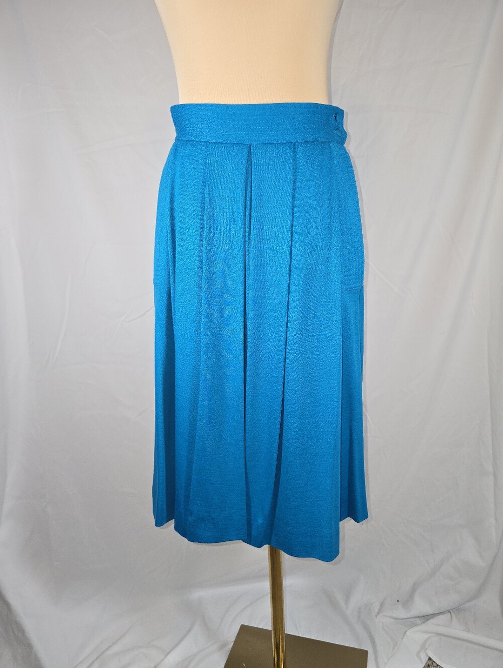 Vintage Classic A-Line Blue Women's Skirt